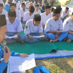 Pembiasan Aqidatul Awam Sebelum Pembelajaran Melantunkan Lalaran Aqidatul Awam di pimpin oleh guru setelah sholat Dhuha